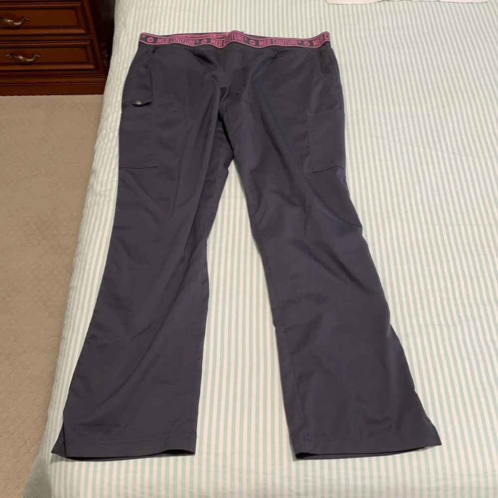 Brand new pewter gray XL scrub bottoms